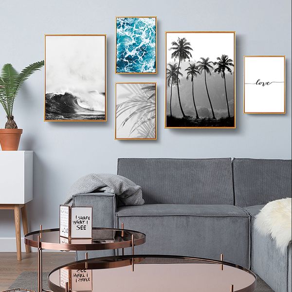 nordic plam tree leaf poster blue sea prints black and white wall art surge canvas painting seascape painting picture wall decor
nordic plam tree leaf poster blue sea prints black and white wall art surge canvas painting seascape painting picture wall decor