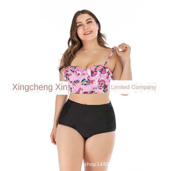 19 large size high waist bikini swimsuit plus fat extra split swimsuit fat woman bikini, White;black
19 large size high waist bikini swimsuit plus fat extra split swimsuit fat woman bikini, White;black