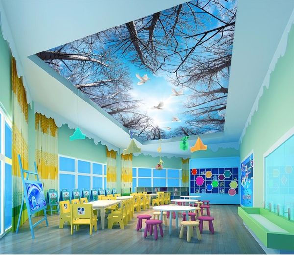 3d ceiling murals wallpaper tree art blue sky forest white clouds ceiling painting background wall
3d ceiling murals wallpaper tree art blue sky forest white clouds ceiling painting background wall