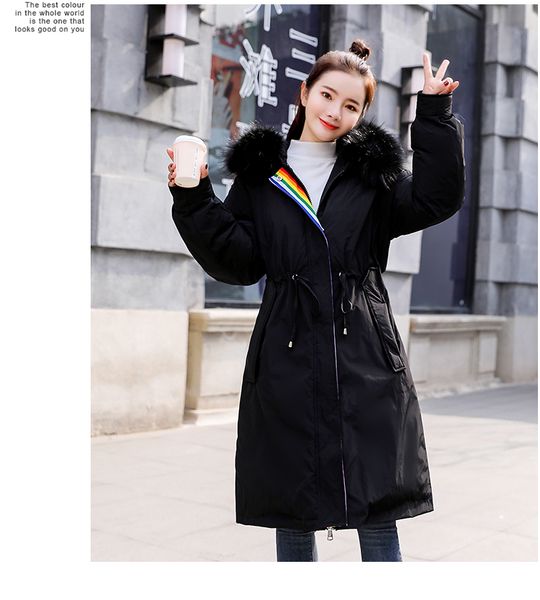 women's down & parkas female 2021 winter clothing fashion korean version loose-fitting thickened medium length cotton-padded jacket 903, Black
women's down & parkas female 2021 winter clothing fashion korean version loose-fitting thickened medium length cotton-padded jacket 903, Black