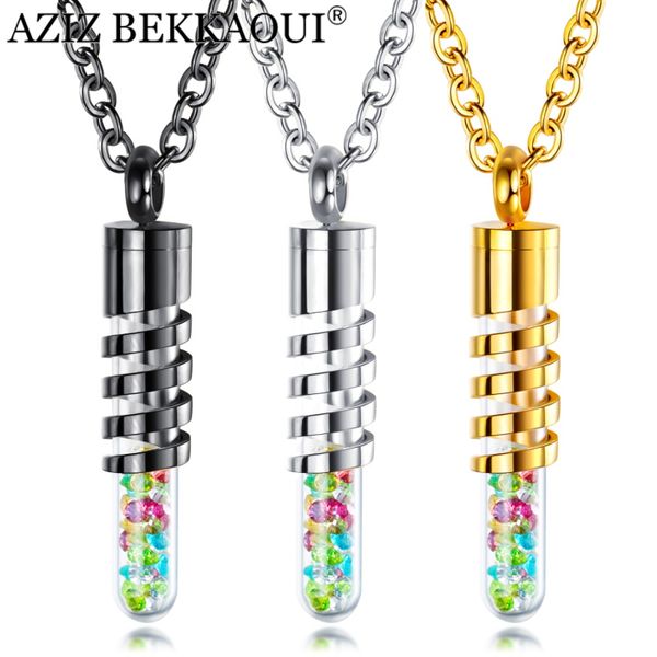 aziz bekkaoui engrave name stainless steel spiral pendant couple necklace cool punk style christian jewelry couple gifts, Silver
aziz bekkaoui engrave name stainless steel spiral pendant couple necklace cool punk style christian jewelry couple gifts, Silver