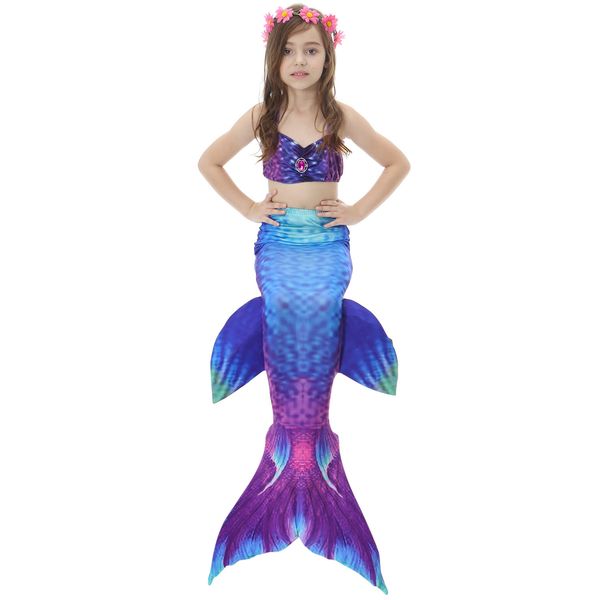 10 colors women kids girls mermaid tail swimwear colorful bikini swim fun 1pc, White;black
10 colors women kids girls mermaid tail swimwear colorful bikini swim fun 1pc, White;black