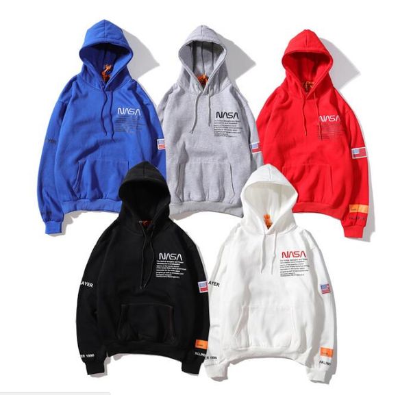 brand letters printed mens casual designer hoodies hooded high street pullover male female hip hop nasa sweatshirts sweater size s-2xl, Black
brand letters printed mens casual designer hoodies hooded high street pullover male female hip hop nasa sweatshirts sweater size s-2xl, Black