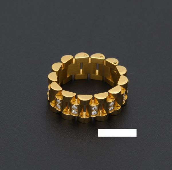 cz stainless steel watch chain ring adjustment size gold steel color hip hop fashion charm 8-12 gold ring, Golden;silver
cz stainless steel watch chain ring adjustment size gold steel color hip hop fashion charm 8-12 gold ring, Golden;silver