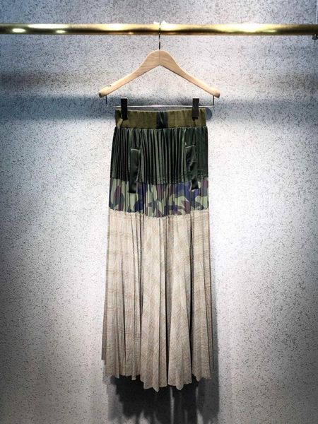 2020 spring vintage women fashion patchwork skirt female pleated midi skirt ddxgz2, Black
2020 spring vintage women fashion patchwork skirt female pleated midi skirt ddxgz2, Black