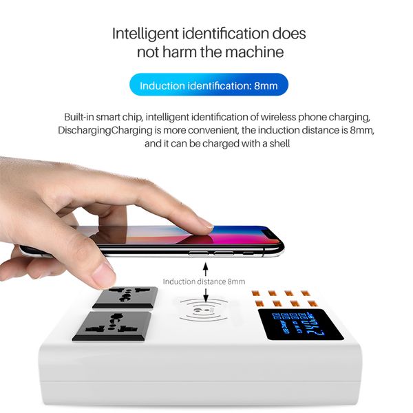 10w wireless charger 8-port usb mobile phone charger intelligent led display ac jack for: iphone samsung huawei fast charging 2019 hot
10w wireless charger 8-port usb mobile phone charger intelligent led display ac jack for: iphone samsung huawei fast charging 2019 hot