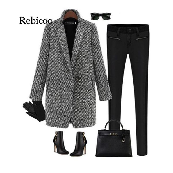 fashion women's spring woolen coat thick long jacket women winter warm long coat outwear lapel wool jacket overcoat, Tan;black
fashion women's spring woolen coat thick long jacket women winter warm long coat outwear lapel wool jacket overcoat, Tan;black