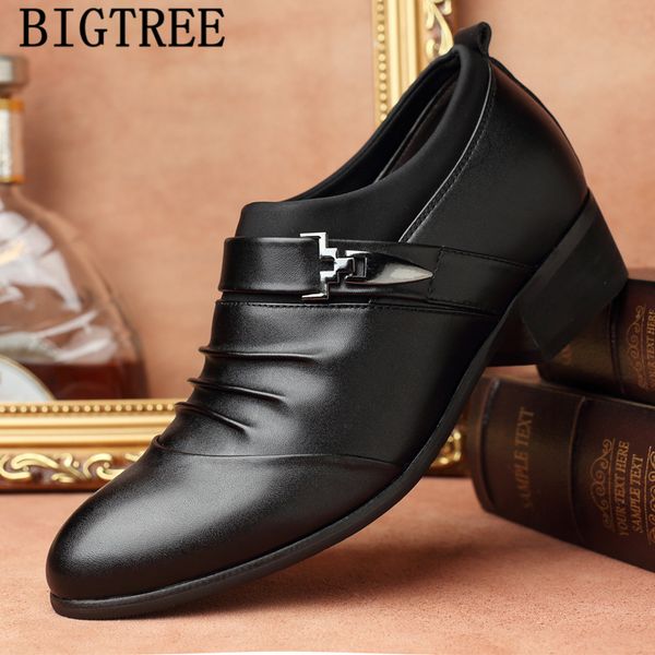brown dress elevator shoes for men italian office shoes men formal leather fashion chaussure homme mariage calzado hombre, Black
brown dress elevator shoes for men italian office shoes men formal leather fashion chaussure homme mariage calzado hombre, Black