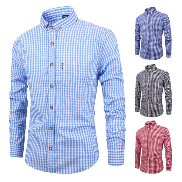 men's fashion shirts men 100%cotton breathable soft plaid shirt men casual long sleeve dress shirt slim fit blouse male, White;black
men's fashion shirts men 100%cotton breathable soft plaid shirt men casual long sleeve dress shirt slim fit blouse male, White;black