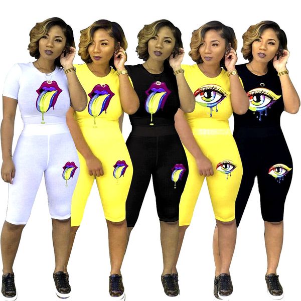 spot 2020 european spring and summer round neck colorful lips eyes two-piece set set, support mixed batch, Gray
spot 2020 european spring and summer round neck colorful lips eyes two-piece set set, support mixed batch, Gray