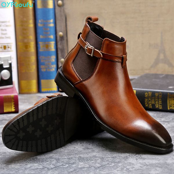 qyfcioufu men genuine cow leather buckle ankle boots handmade square toe formal ankle boots mens dress, Black
qyfcioufu men genuine cow leather buckle ankle boots handmade square toe formal ankle boots mens dress, Black