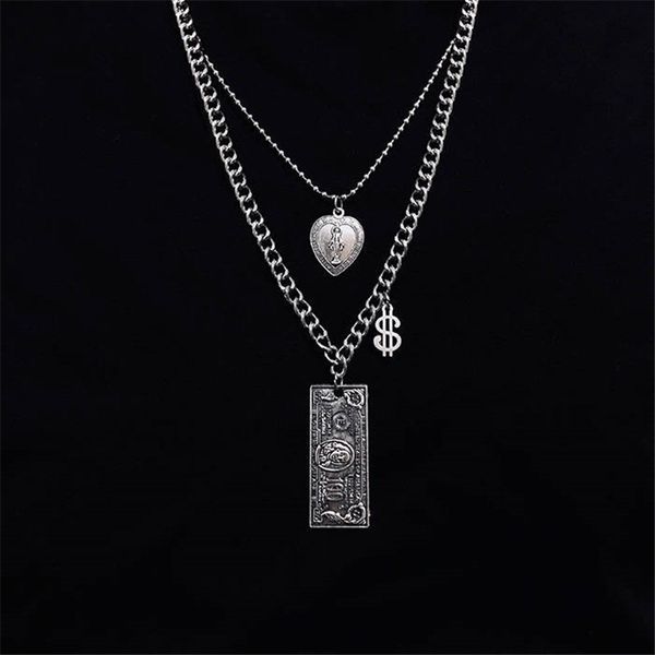 stainless steel beads chains alien leaf dollars angel necklaces men punk vintage women gifts, Silver
stainless steel beads chains alien leaf dollars angel necklaces men punk vintage women gifts, Silver
