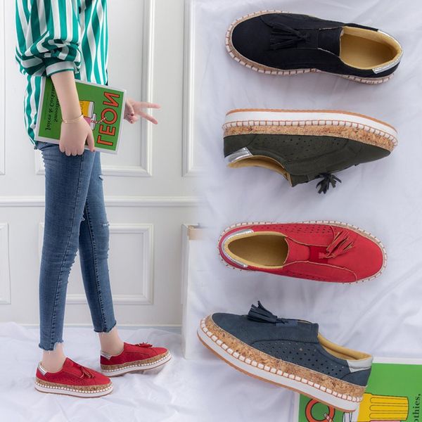 fringe women round toe autumn shoes woman 2019 tennis female modis slip-on casual sneaker flats tassel fall new big size, Black
fringe women round toe autumn shoes woman 2019 tennis female modis slip-on casual sneaker flats tassel fall new big size, Black