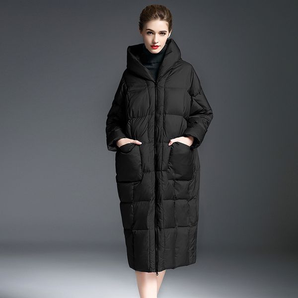 luxury women ladies white duck down coats winter thicken overcoats hooded long outerwear parkas windproof suits, Black
luxury women ladies white duck down coats winter thicken overcoats hooded long outerwear parkas windproof suits, Black