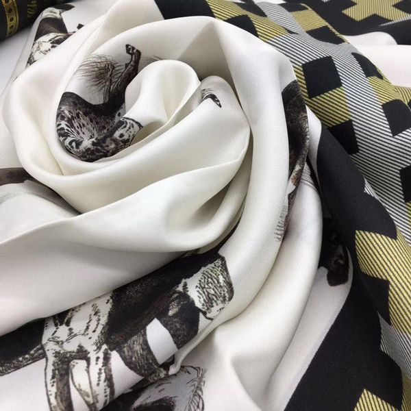 wholesale-high qualtiy brand womens scarf 100% twill silk scarf fashion print lettes dog plaid pattern square scarves size 110cm-110cm, Blue;gray
wholesale-high qualtiy brand womens scarf 100% twill silk scarf fashion print lettes dog plaid pattern square scarves size 110cm-110cm, Blue;gray