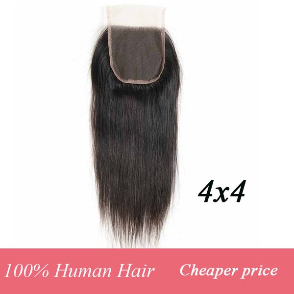 4x4 straight silk base lace closure дешевые необработанные lace индийский бразильский богородица человеческих волос затворы свободный средня, Black
4x4 straight silk base lace closure дешевые необработанные lace индийский бразильский богородица человеческих волос затворы свободный средня, Black
