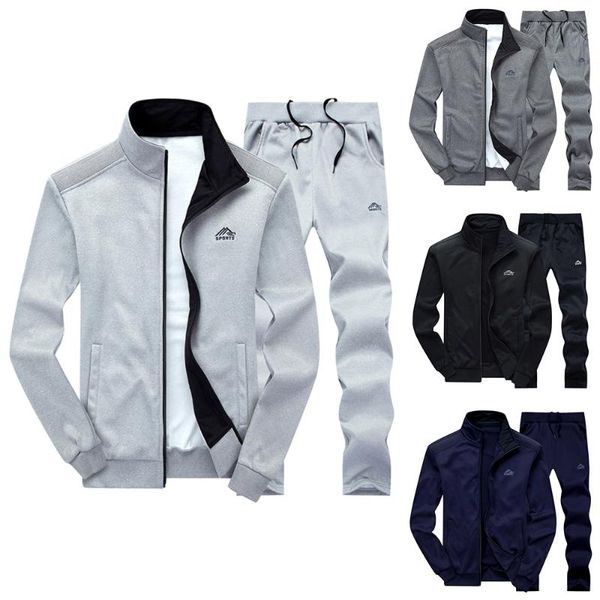 oeak brand 2019 mens tracksuits set casual joggers sweatshirt jacket and sweatpants 2 pcs set spring autumn mens sportwear, Gray
oeak brand 2019 mens tracksuits set casual joggers sweatshirt jacket and sweatpants 2 pcs set spring autumn mens sportwear, Gray