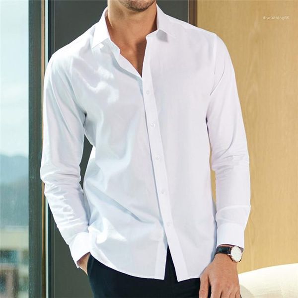shirt designer professional dress fashion homme clothing lapel neck casual mens solid color long sleeve, White;black
shirt designer professional dress fashion homme clothing lapel neck casual mens solid color long sleeve, White;black