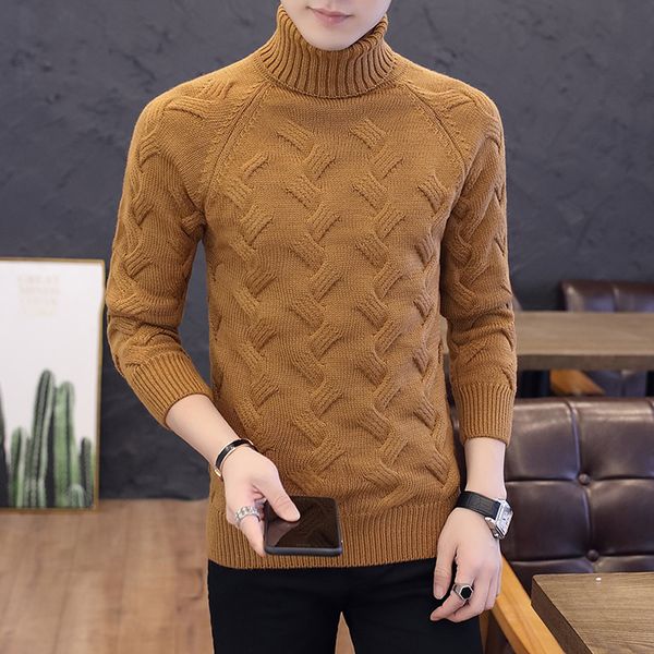 solid color turtleneck sweater men clothing autumn winter warm pullover turtle neck long sleeve slim fit sweater korean casual, White;black
solid color turtleneck sweater men clothing autumn winter warm pullover turtle neck long sleeve slim fit sweater korean casual, White;black