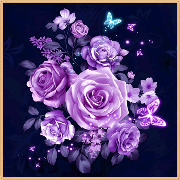 5d diamond embroidery flower purple rose diy diamond painting cross stitch kit resin full round&square diamond mosaic home decor gift bb0827 
5d diamond embroidery flower purple rose diy diamond painting cross stitch kit resin full round&square diamond mosaic home decor gift bb0827