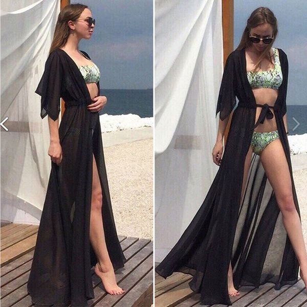beach cover up solid long bikini cover up tunic for beach swimsuit sarong saidas wear, Blue;gray
beach cover up solid long bikini cover up tunic for beach swimsuit sarong saidas wear, Blue;gray