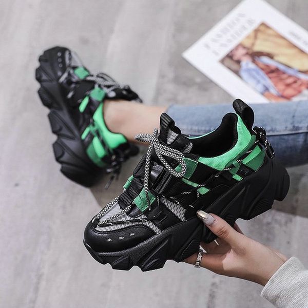 women platform chunky sneakers high lace-up casual vulcanize shoes luxury designer old dad female fashion sneakers a63-14 jy, Black
women platform chunky sneakers high lace-up casual vulcanize shoes luxury designer old dad female fashion sneakers a63-14 jy, Black