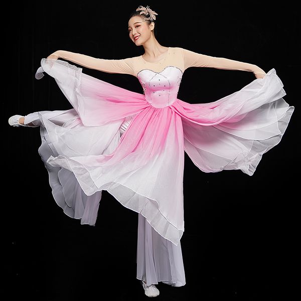 classical dance costumes women's chinese-style modern dance clothing younger stage costume, Black;red
classical dance costumes women's chinese-style modern dance clothing younger stage costume, Black;red