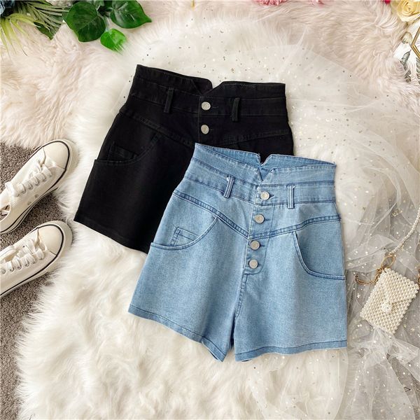 2020 streetwear a-line black/blue women's jeans mujer summer button decorated pockets loose wide leg high waist jeans for female
2020 streetwear a-line black/blue women's jeans mujer summer button decorated pockets loose wide leg high waist jeans for female