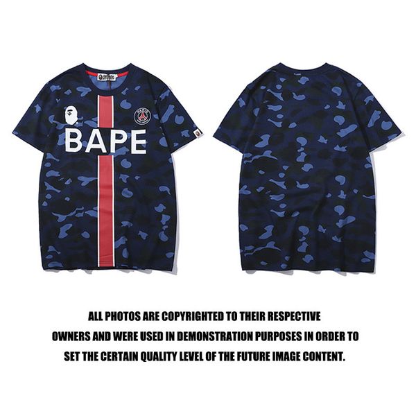 2019 new men's camo blue printed letter round neck casual personality t-shirts lover's cotton crew neck breathable tees, White;black
2019 new men's camo blue printed letter round neck casual personality t-shirts lover's cotton crew neck breathable tees, White;black
