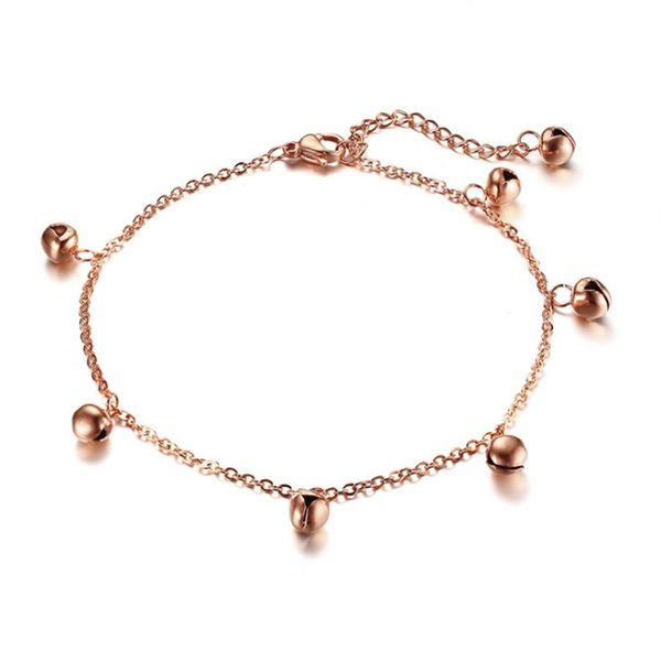 fashion accessory jewelry titanium steel rose gold anklet minimalist style bell women's anklet, Red;blue
fashion accessory jewelry titanium steel rose gold anklet minimalist style bell women's anklet, Red;blue