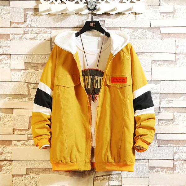 autumn winter 2019 men jacket loose casual patchwork print cotton hooded coat mens brand clothing fashion coats male outerwear, Black;brown
autumn winter 2019 men jacket loose casual patchwork print cotton hooded coat mens brand clothing fashion coats male outerwear, Black;brown