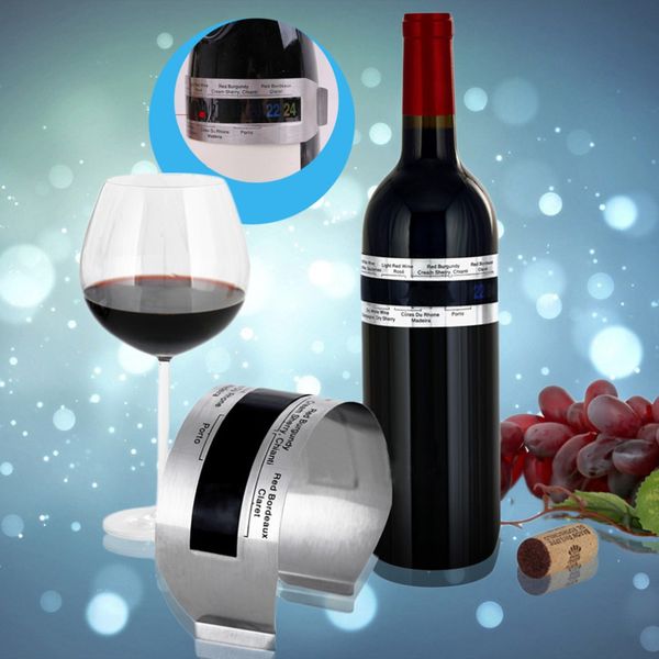 hoard stainless steel wine bracelet thermometer 4-26 centigrade degree red wine temperature sensor
hoard stainless steel wine bracelet thermometer 4-26 centigrade degree red wine temperature sensor