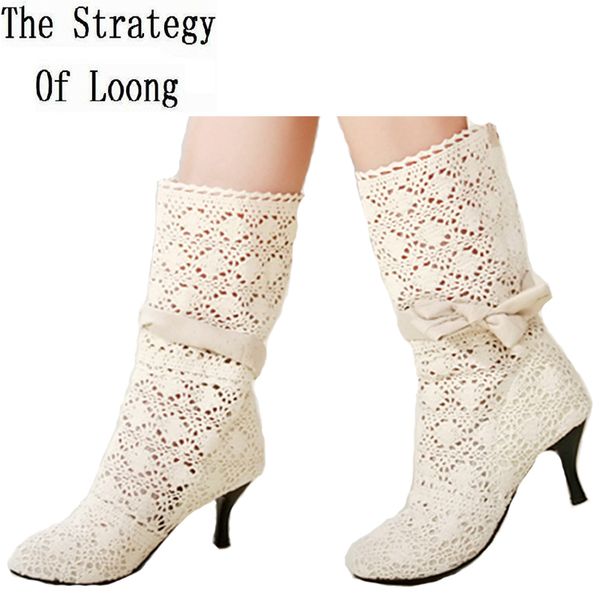 knitted cut out short barrel boots 2019 women new spring summer autumn bowknot high heels shoes ladies fashion boots sxq0604, Black
knitted cut out short barrel boots 2019 women new spring summer autumn bowknot high heels shoes ladies fashion boots sxq0604, Black