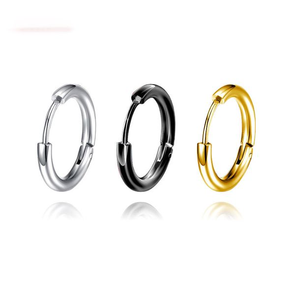 fashion new creative bold men's titanium steel ear ring simple earrings sale, Golden;silver
fashion new creative bold men's titanium steel ear ring simple earrings sale, Golden;silver