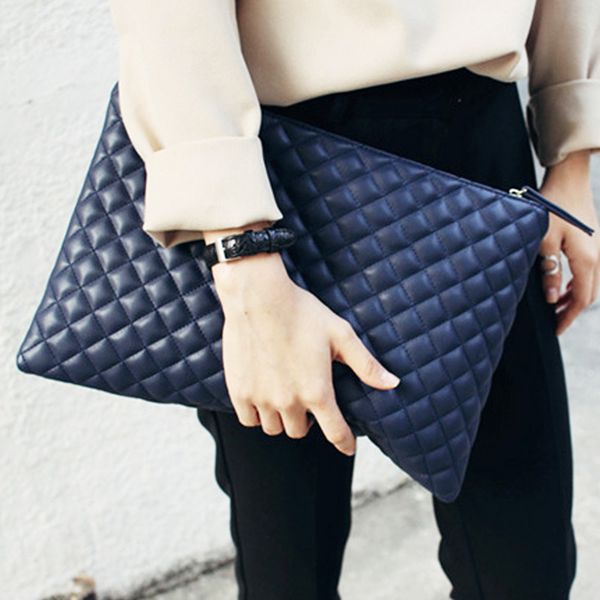 classic quilted large women clutch bag daily handbag no strap lattice diamond women hand bag purse leather
classic quilted large women clutch bag daily handbag no strap lattice diamond women hand bag purse leather