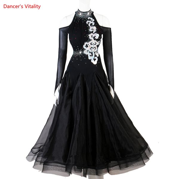 custom made standard ball gowns women new long sleeves skirt dancing waltz ballroom competition dance dress high quality, Black;red
custom made standard ball gowns women new long sleeves skirt dancing waltz ballroom competition dance dress high quality, Black;red