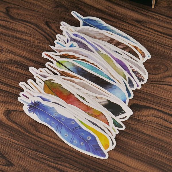 30pcs/box feather bookmark marker paper cartoon bookmark student gift stationery film office school supplies
30pcs/box feather bookmark marker paper cartoon bookmark student gift stationery film office school supplies