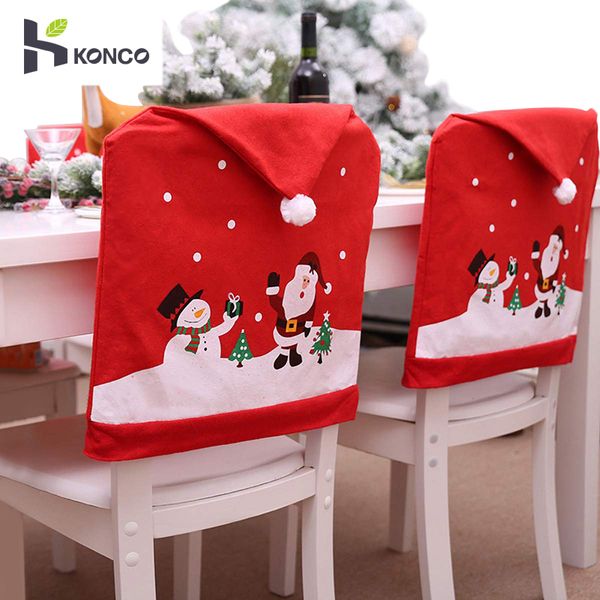 konco christmas chair cover, xmas santa hat home chair covers, red hat back covers christmas decorations
konco christmas chair cover, xmas santa hat home chair covers, red hat back covers christmas decorations