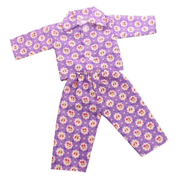 2pcs doll sleepwear clothes sleeping set outfits for american doll 18inch dolls dress up, purple
2pcs doll sleepwear clothes sleeping set outfits for american doll 18inch dolls dress up, purple