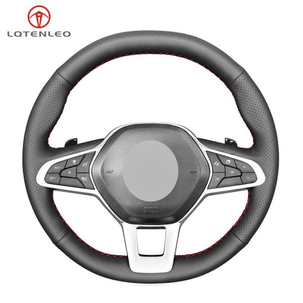 lqtenleo black genuine leather car steering wheel cover for clio 5 (v) 2019-2020 zoe 2019-2020 captur
lqtenleo black genuine leather car steering wheel cover for clio 5 (v) 2019-2020 zoe 2019-2020 captur