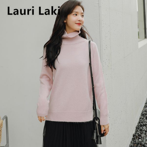 turtlenck sweater cotton women knit pullover femme autumn winter 2019 solid loose sweater oversize sweaters for women, White;black
turtlenck sweater cotton women knit pullover femme autumn winter 2019 solid loose sweater oversize sweaters for women, White;black