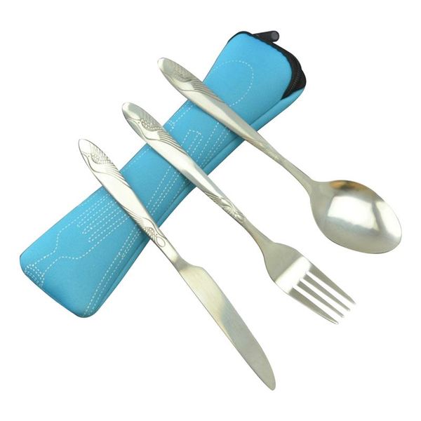 3pcs/set stainless steel tableware set portable silverware lightweight travel camping knife fork spoon cutlery set with case
3pcs/set stainless steel tableware set portable silverware lightweight travel camping knife fork spoon cutlery set with case
