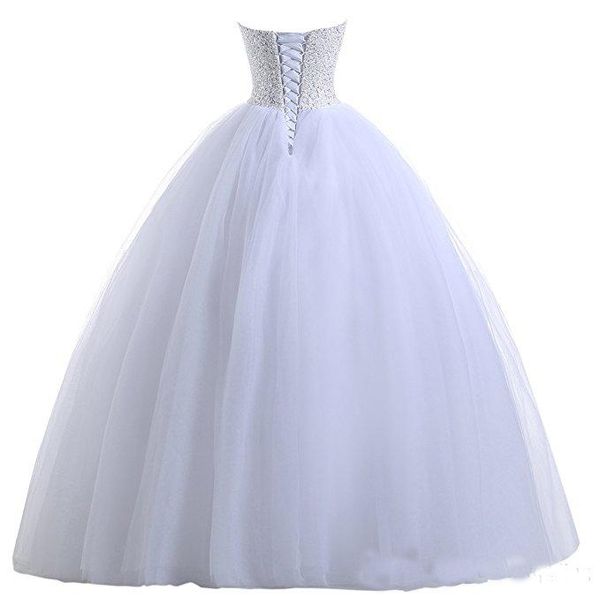 Beaded Sweetheart Tulle Ball Gown Wedding Dress 2019 White Ivory Floor Length Bridal Gowns New Wedding Dresses Vestidos De Novia Cheap
Beaded Sweetheart Tulle Ball Gown Wedding Dress 2019 White Ivory Floor Length Bridal Gowns New Wedding Dresses Vestidos De Novia Cheap