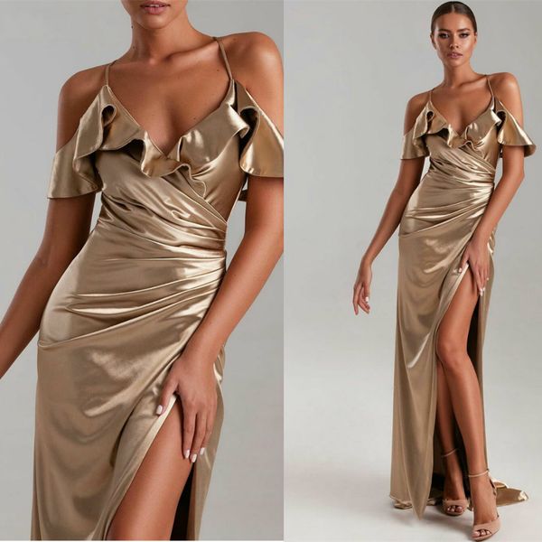 2020 elegant evening dresses spaghetti straps high side split prom gowns custom made sweep train mermaid special occasion dress, Black;red
2020 elegant evening dresses spaghetti straps high side split prom gowns custom made sweep train mermaid special occasion dress, Black;red