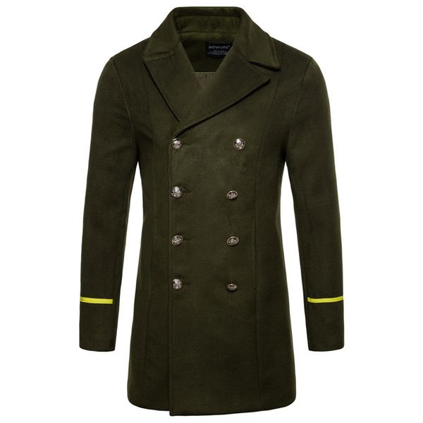 nice tide men turn-down collar long style windbreaker coats autumn winter men's slim woolen coat fashion england style, Black
nice tide men turn-down collar long style windbreaker coats autumn winter men's slim woolen coat fashion england style, Black