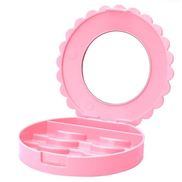 new flower lovely false eyelash storage box makeup cosmetic with mirror case organizer bownot beauty comestics tool plastic
new flower lovely false eyelash storage box makeup cosmetic with mirror case organizer bownot beauty comestics tool plastic