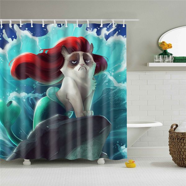 waterproof shower curtain for bathroom funny mermaid print bathtub curtains opaque polyester bathroom curtain with 12 pcs hooks
waterproof shower curtain for bathroom funny mermaid print bathtub curtains opaque polyester bathroom curtain with 12 pcs hooks