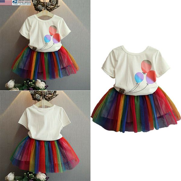 focusnorm 2020 мода kid baby girl dress наряд с коротким рукавом футболка топ радуга тюль пачка юбка вечерняя одежда, White
focusnorm 2020 мода kid baby girl dress наряд с коротким рукавом футболка топ радуга тюль пачка юбка вечерняя одежда, White