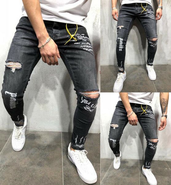fashion men's ripped skinny jeans destroyed frayed slim fit denim pant zipper, Blue
fashion men's ripped skinny jeans destroyed frayed slim fit denim pant zipper, Blue