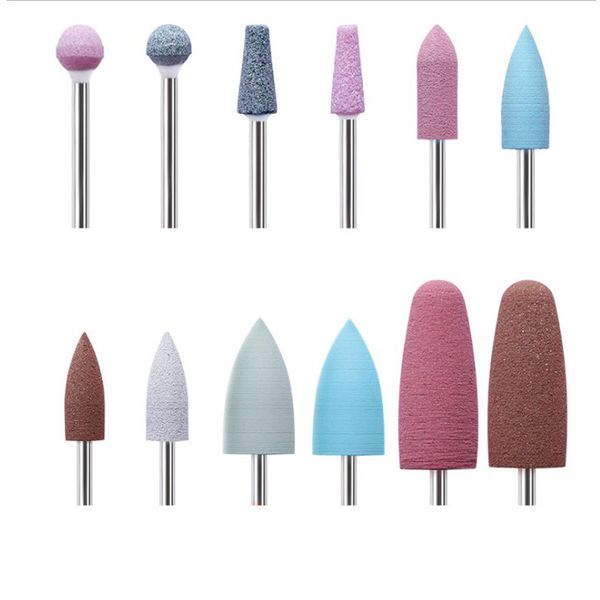 1pcs rubber grinding head silicon carbide nail buffer electric manicure device nail accessories file polish tools, Silver
1pcs rubber grinding head silicon carbide nail buffer electric manicure device nail accessories file polish tools, Silver